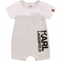 Tuta corta in jersey di cotone KARL LAGERFELD KIDS Per RAGAZZO