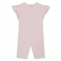 Cotton playsuit KARL LAGERFELD KIDS for GIRL