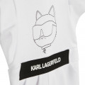Printed short playsuit KARL LAGERFELD KIDS for GIRL