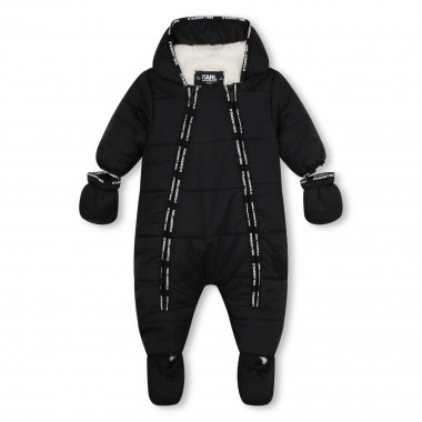 Snowsuit with mittens KARL LAGERFELD KIDS for BOY