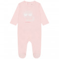 Katoenen pyjama met print KARL LAGERFELD KIDS Voor