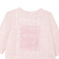 Printed Cotton Pajamas KARL LAGERFELD KIDS for GIRL