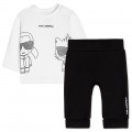 T-shirt and leggings outfit KARL LAGERFELD KIDS for BOY