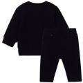 Sweatshirt and jogging trousers outfit KARL LAGERFELD KIDS for BOY