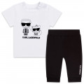 Set t-shirt + leggings KARL LAGERFELD KIDS Per RAGAZZO