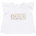 Camiseta y pantalón corto KARL LARGERFELD KIDS para NIÑA