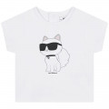 T-shirt and trousers set KARL LAGERFELD KIDS for GIRL