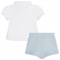 Blouse and shorts set KARL LAGERFELD KIDS for GIRL