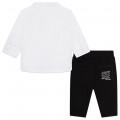 Shirt and trousers set KARL LAGERFELD KIDS for BOY
