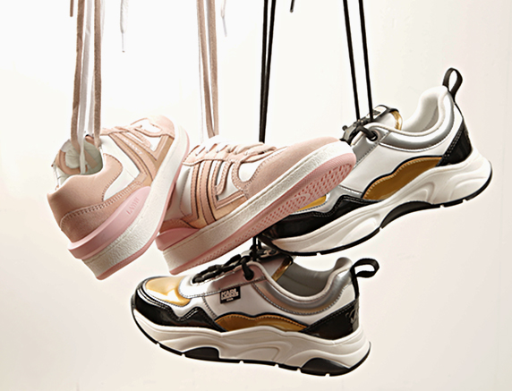 Schuhe der Marke Lanvin und Karl Lagerfeld für Kinder Mädchen und Jungen.
