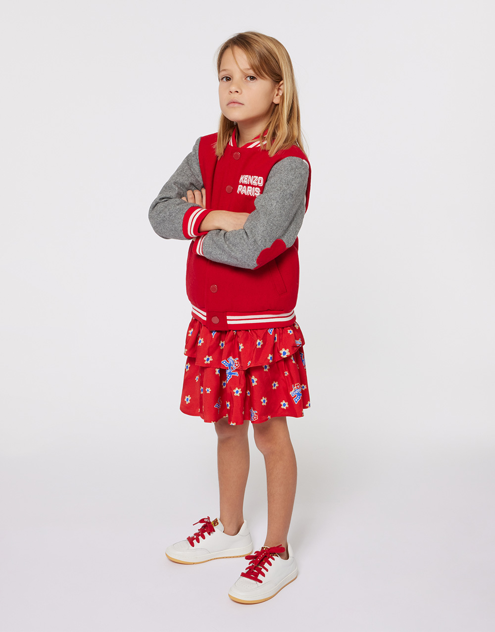 vêtements pour enfant fille de la marque Luxe Kenzo Paris bomber rétro vintage