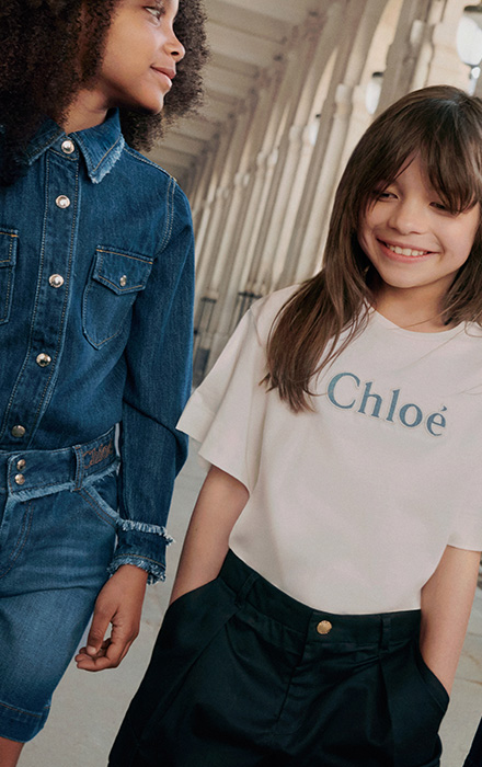 abbigliamento per bambini del marchio di lusso Chloé