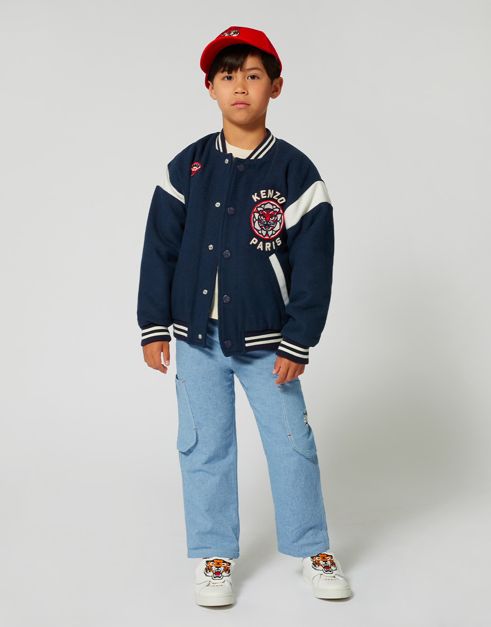 children's clothing by luxury brand Kenzo Kids Paris denim jacket ans jeans