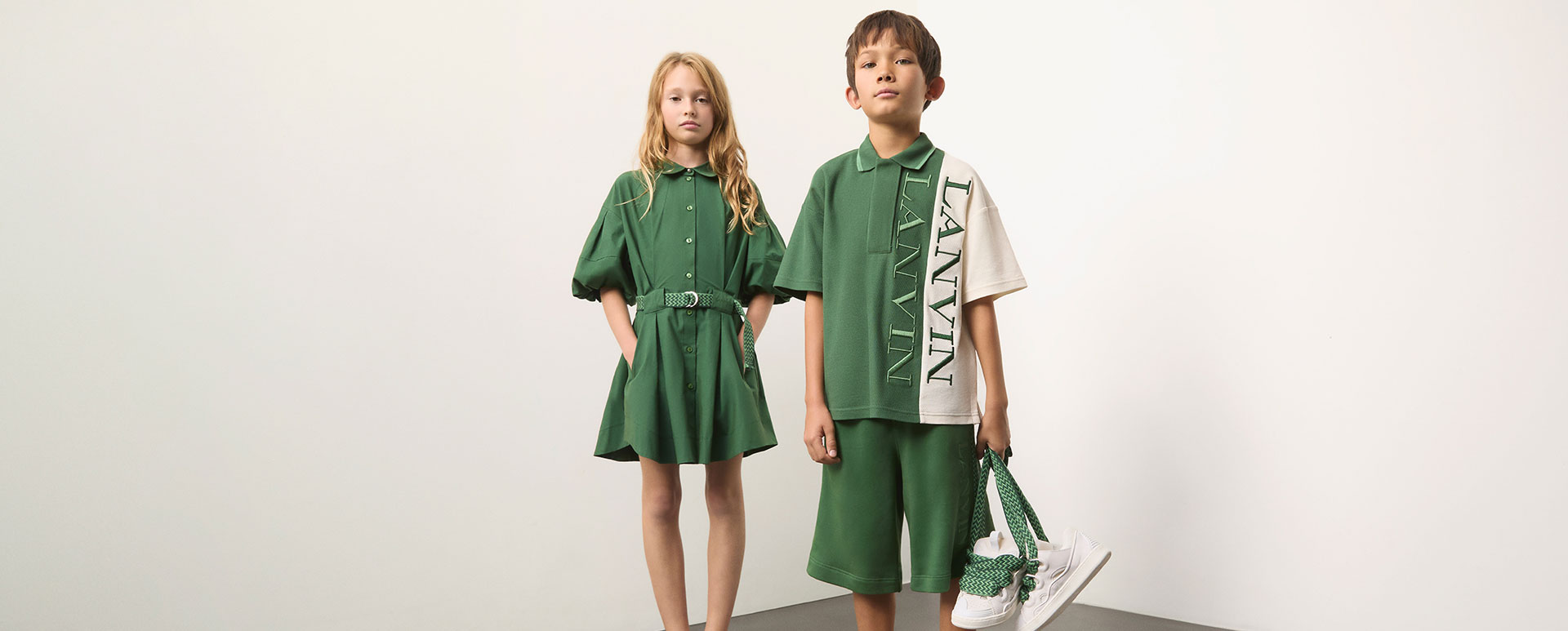 vêtements de luxe pour enfants fille et garçon de la marque Lanvin