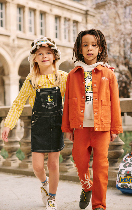 La marca de lujo Kenzo Kids para niños y niñas