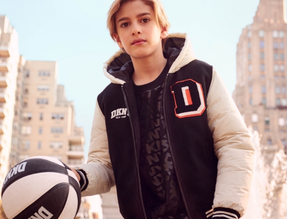 teddy veste pour enfants de la marque DKNY