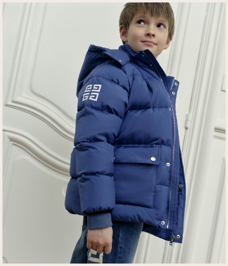 doudoune bleu pour enfants de la marque luxe Givenchy