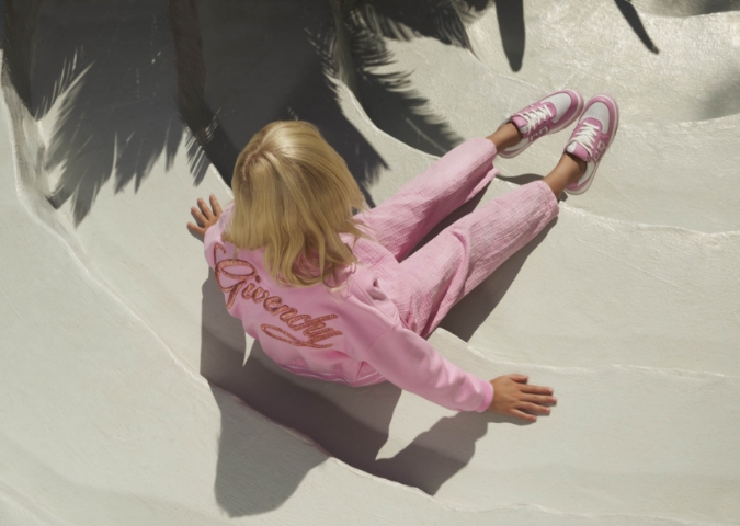 retro pink look for children by givenchy luxe
