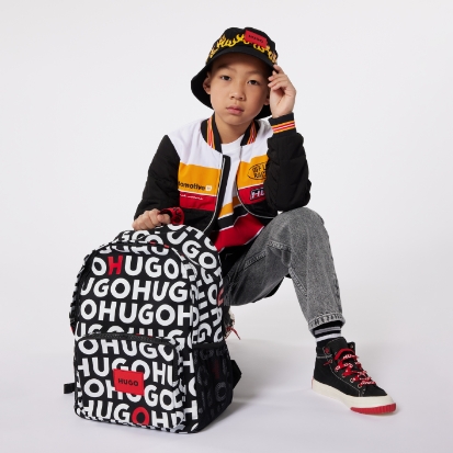 hugo accessories, bucket hats, bags and shoes for children