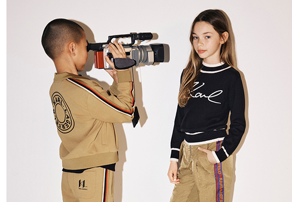 Kinderkleidung von der Luxusmarke Karl lagerfeld kids