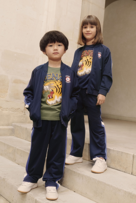 pull à tête de tigre pour enfants de la marque luxe Kenzo kids