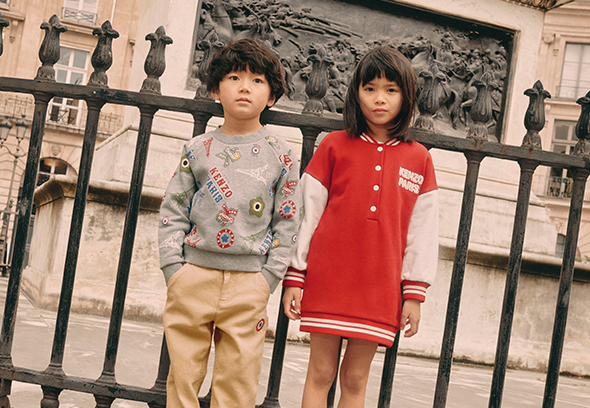 Kinderkleidung von der Luxusmarke kenzo kids