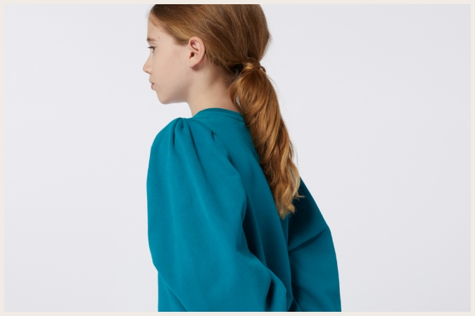 robe bleu pour enfants de la marque luxe Lanvin