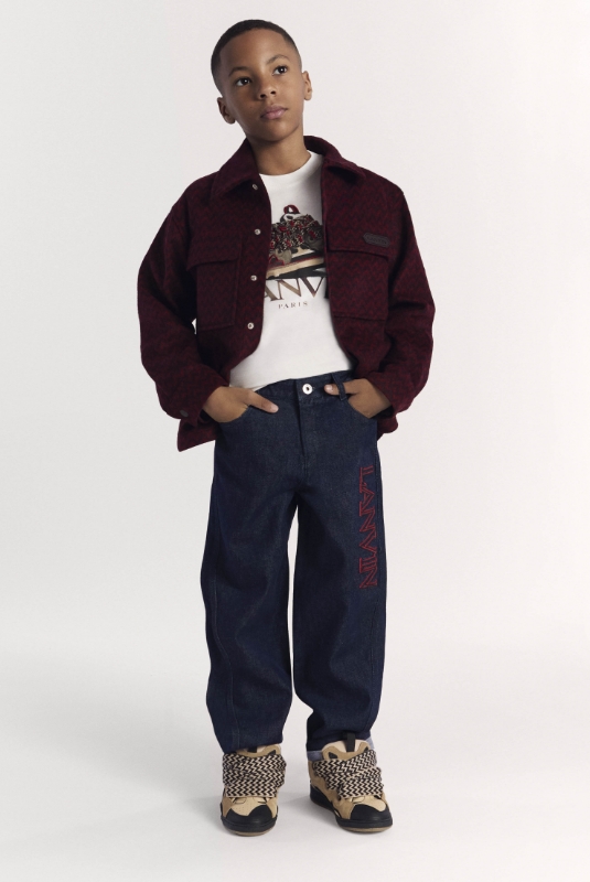 veste et jean pour enfants de la marque luxe Lanvin
