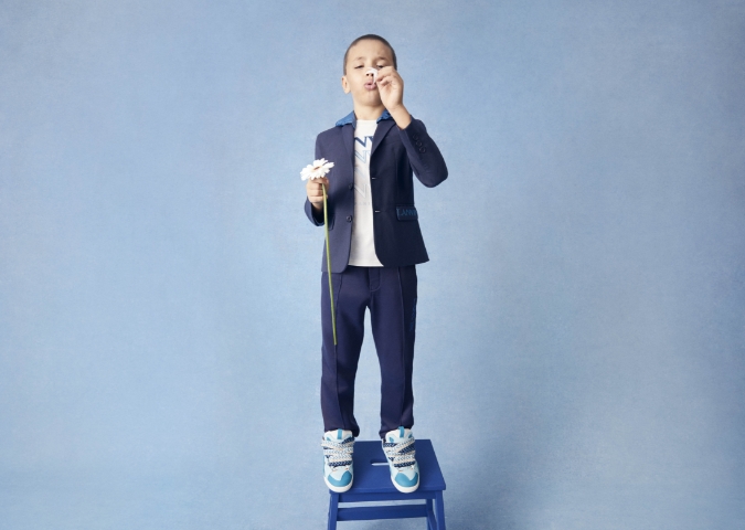zweiteiliges Festkostüm für Kinder und Jungen von der Luxusmarke Lanvin
