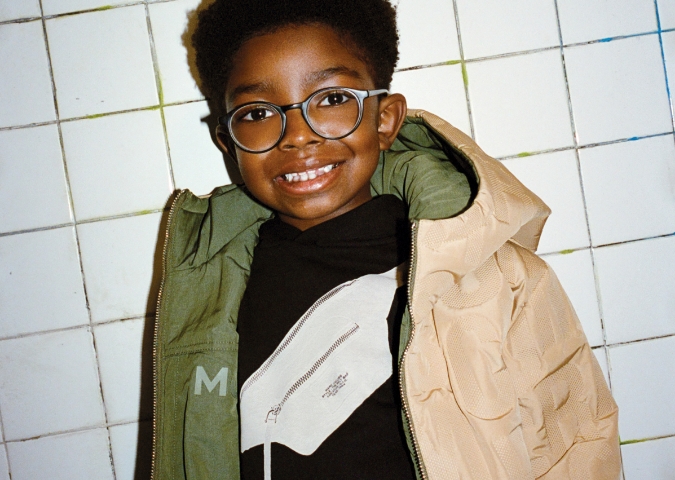 manteau et sac banane pour enfants de la marque luxe Marc Jacobs