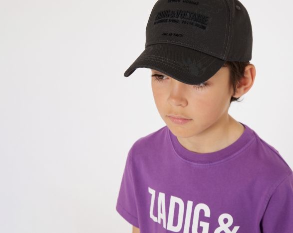 t-shirt and cap for children by Zadig&Voltaire
