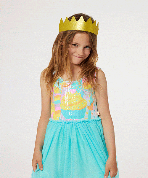 Kleid mit Pailletten für Kinder Mädchen von der Marke Billieblush