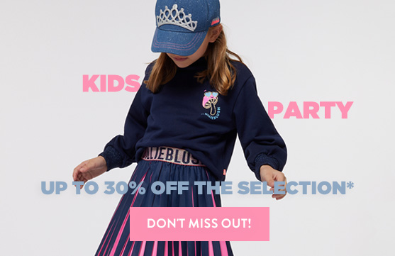 Kids Party promotion up to 30% off on children's fashion