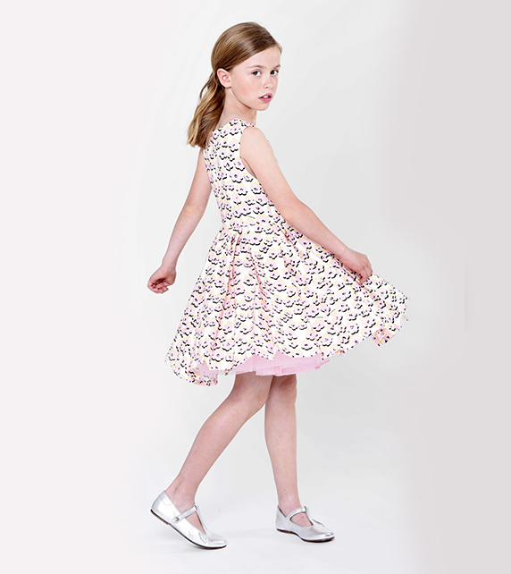 Lanvin-Kleid für Mädchen in Rosa