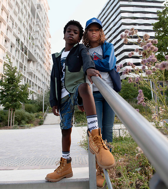 Jacket and trousers of the brand Timberland for boys
