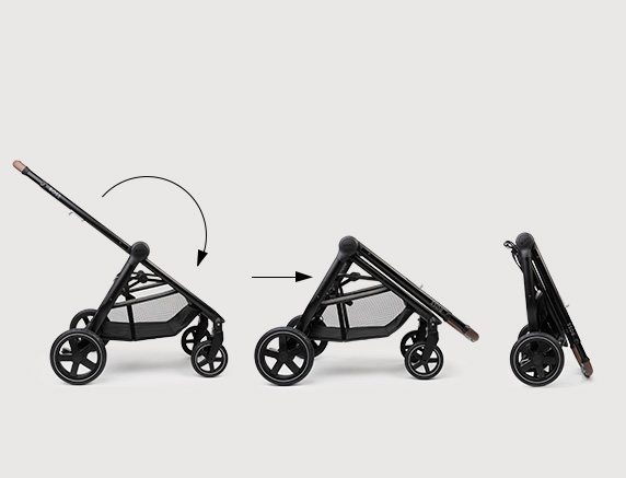 very compact and foldable pram from Hugo Boss