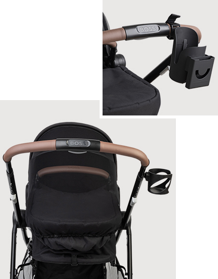 smartphone en bekerhouder voor hugo boss kinderwagen