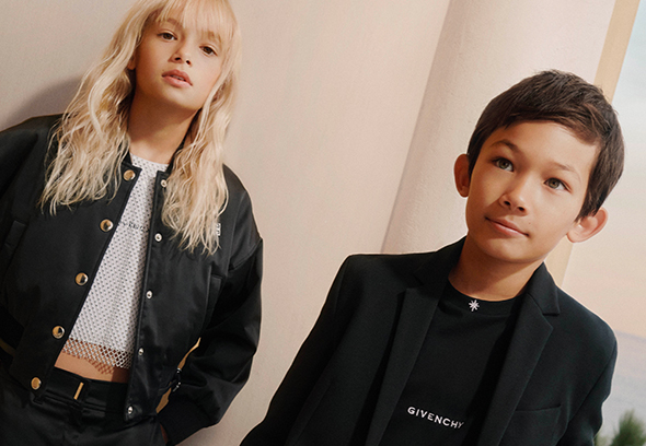 Children's clothing from the premium brand Givenchy