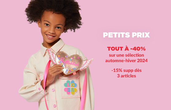 petits prix -40% sur une sélection automne hiver 2024 Kids around