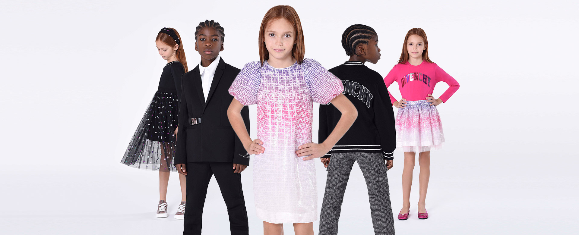 Paris fashion week for children, luxury brands Givenchy