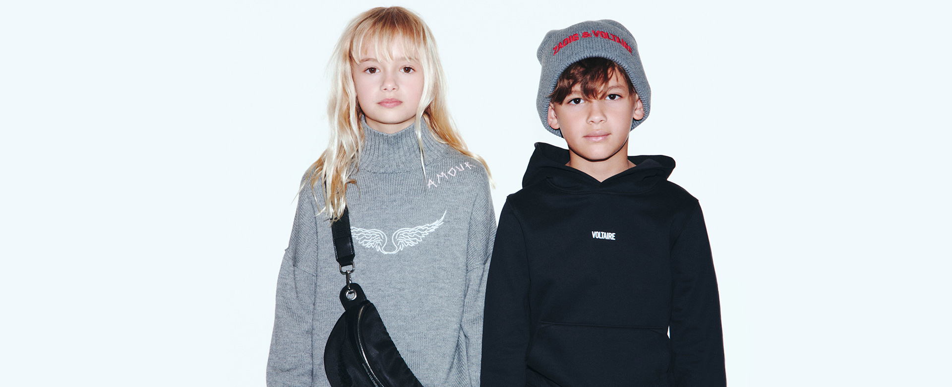 Les vêtements pour enfants de la marque Zadig et Voltaire sur Kids around