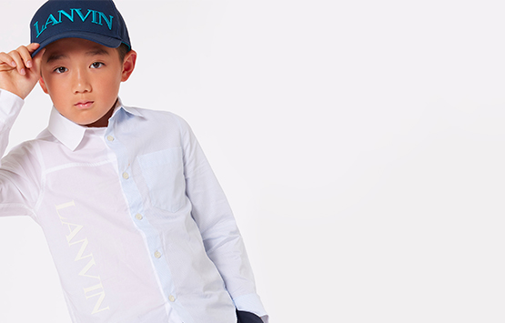 Hemd der Luxusmarke Lanvin für Kinder Jungen