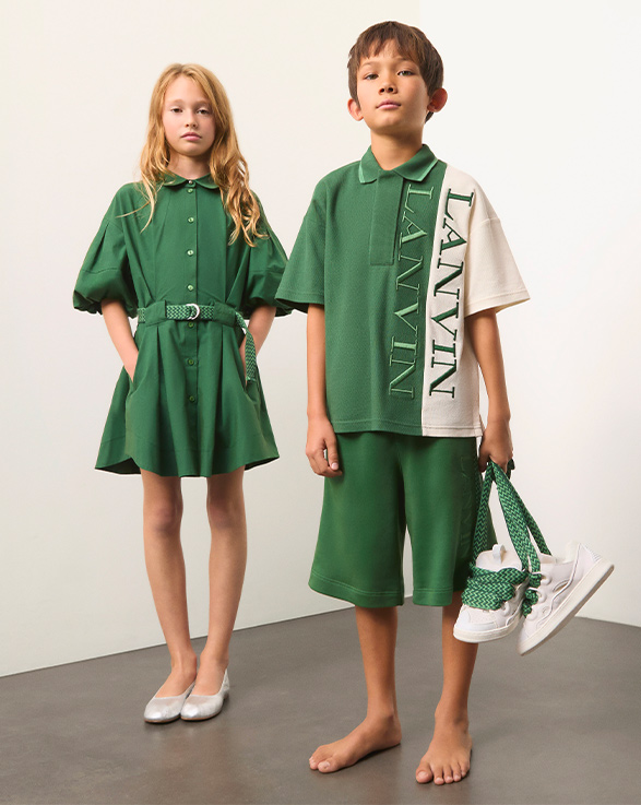 Les vêtements pour enfants de la marque de luxe LANVIN sur Kids around