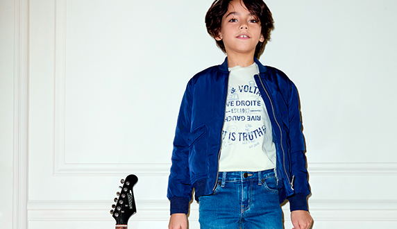 Kidswear from premium brand ZADIG&VOLTAIRE at Kids around