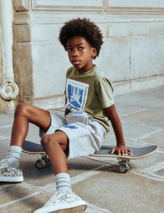 zadig&voltaire t-shirt and shorts for boys