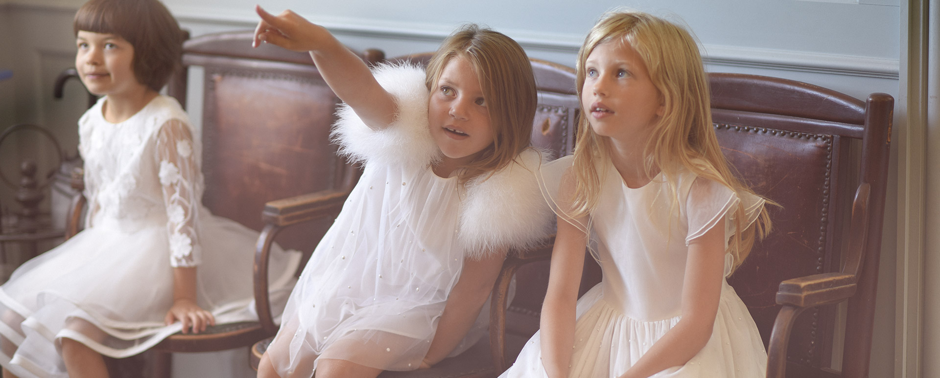luxury children's clothing for girls from the brand Charabia