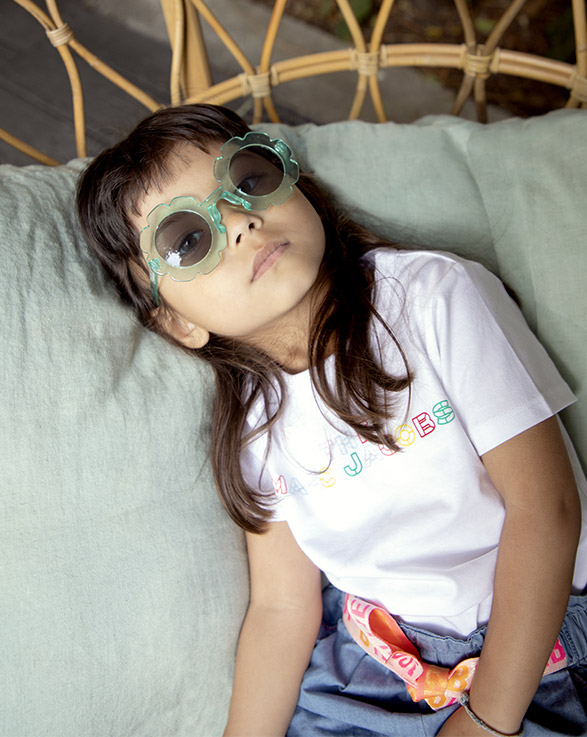 t-shirt blanc de la marque The Marc Jacobs lunettes de soleil pour fille 