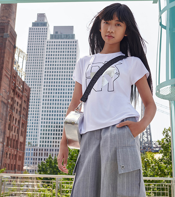 DKNY children's clothing spring summer 2025 Kids around