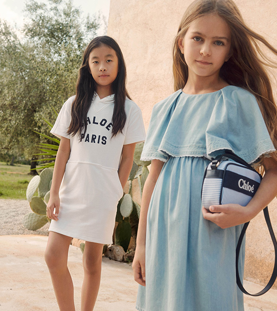 Spring-Summer 2025 Collection by Luxury Brand Chloé Kids around