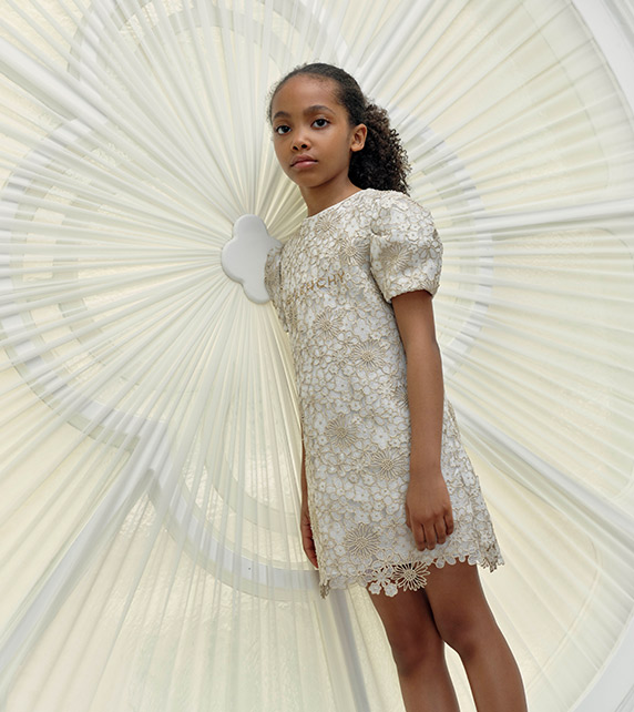 Abito da cerimonia per bambina del marchio di lusso Givenchy